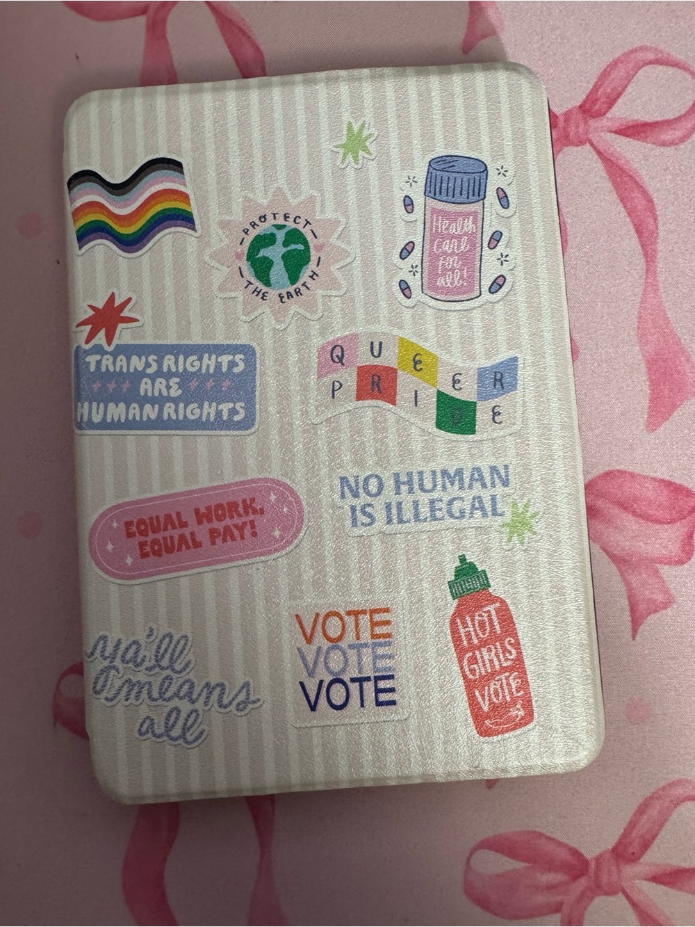 Stars, Stripes & Human Rights Page Kindle Paperwhite 10th Gen Cover